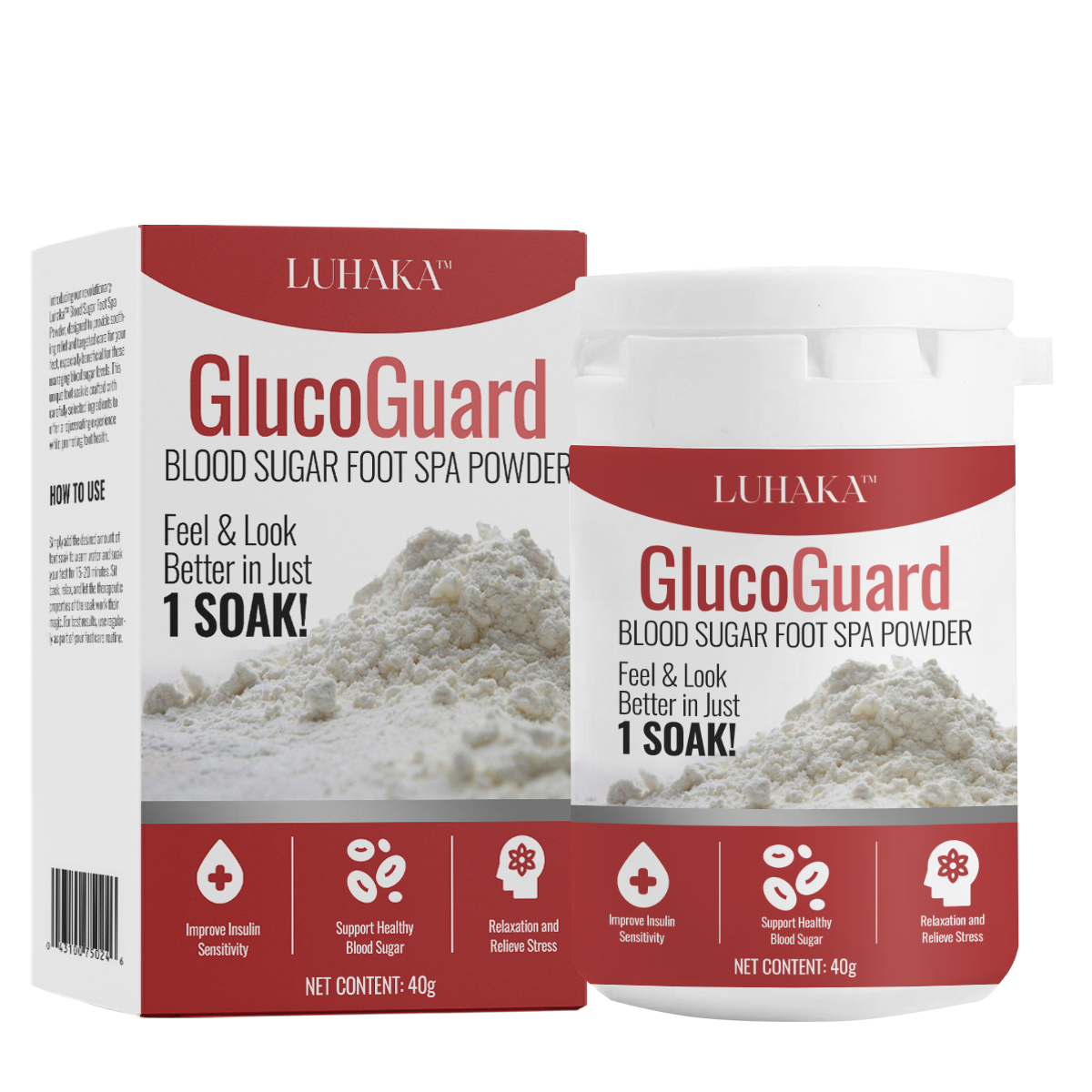 Luhaka™ GlucoGuard Blood Sugar Foot Spa Powder 🐇2