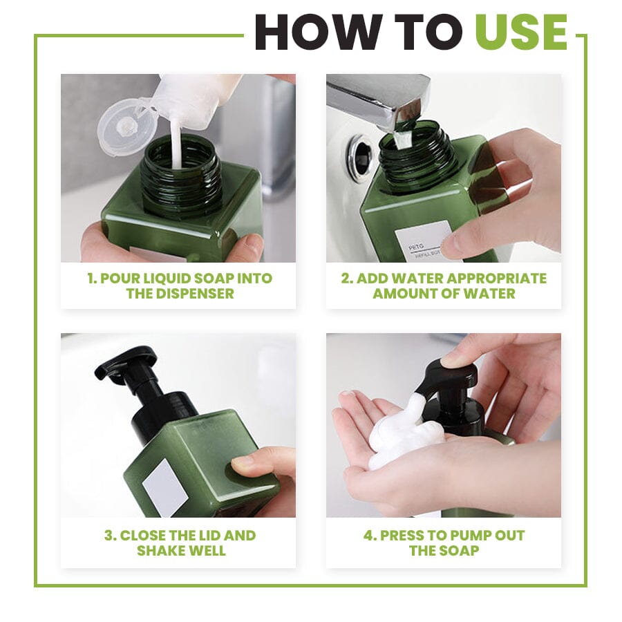 Foaming Bottle Liquid Dispenser